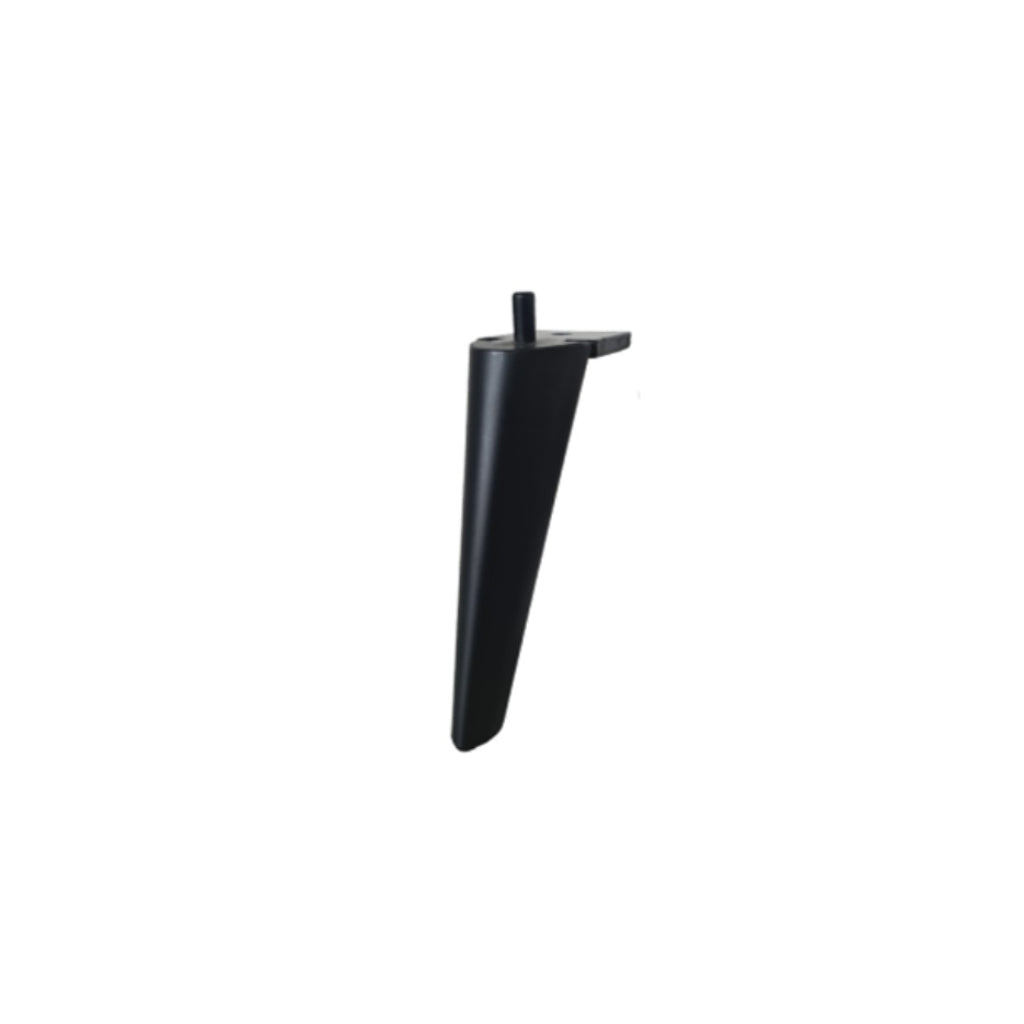 FE2661 Matt Black Solid Angled Leg